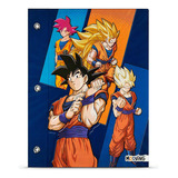 Carpeta Dragon Ball Z N°3 2 Tapas Escolar Mooving Color 1