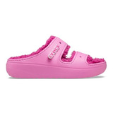 Crocs Originales Classic Cozzzy Sandal Rosa Ahora 6 Eezap