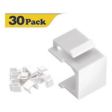 Vce 30pack Blank Keystone Jack Inserts Para Wallplate