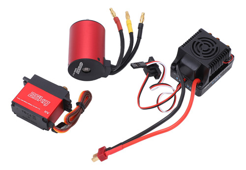 Motor Esc 25kg Servo S3650 3100kv Sin Escobillas 60a Sin Esc