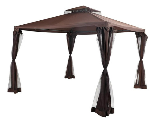 Toldo Gazebo Uso Super Rudo Estructura De Metal 3x3 Mtrs 