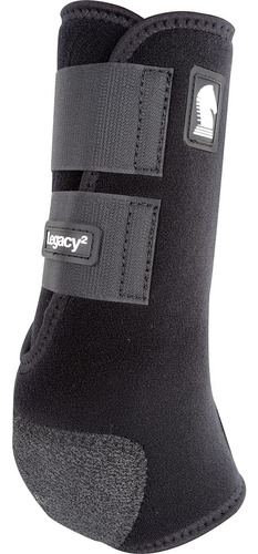 Classic Equine Legacy2 Botas De Soporte Trasero, Negro, Pequ