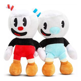 Cup Head Mugman Muñeco De Peluche De Niños 50cm. 2pzs Woow