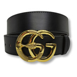 Cinturon Gucci Moda Mujer Hombre Hebilla Gg Serpiente