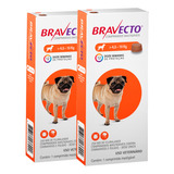 Bravecto 4,5 A 10kg Antipulgas E Carrapatos Kit Com 2