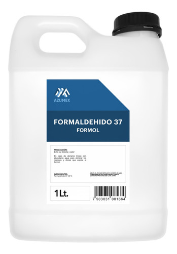 1 Litro Formol Formaldehido Al 37% Garantizado Sellado
