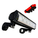 Farol Bike Lanterna 5 Leds 20000 Lúmens C Sinalizador Jws