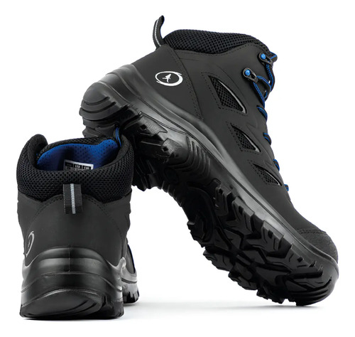 Calzado De Seguridad Riverline Spyg2 Spyder Negro Y Azul | Envío gratis