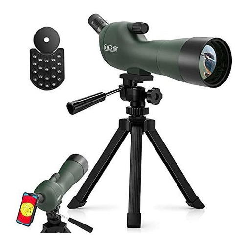 Telescopio 20-60x60ae 45  Scope With TriPod, Phone Adapter,