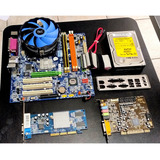 Kit Retro Placa Mae Ga-vm800pmc E4600 Nvidia Sound Blaster