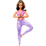 Barbie Made To Move - Yoga Muñeca Castaña - Nueva Edicion -