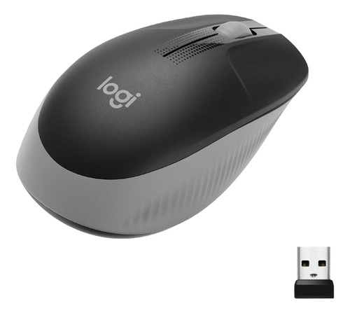 Mouse Inalámbrico Logitech M190 Diseño Curvo Ambidiestro 18