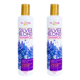 Kit 2 Shampoo Matizador Violeta Silver Nekane 300g Sin Sal