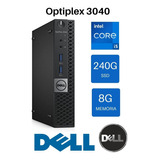 Mini Pc Dell Optiplex 3040 Core I5 6ª Ger, 8gb, 240gb Ssd