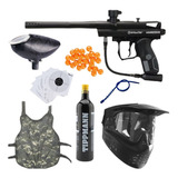 Marcadora Gotcha Paquete Spyder Aggressor Paintball Xtr P