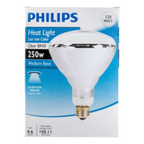 Foco Phillips De Luz Tipo Proyector Lámpara De Calor 250 W