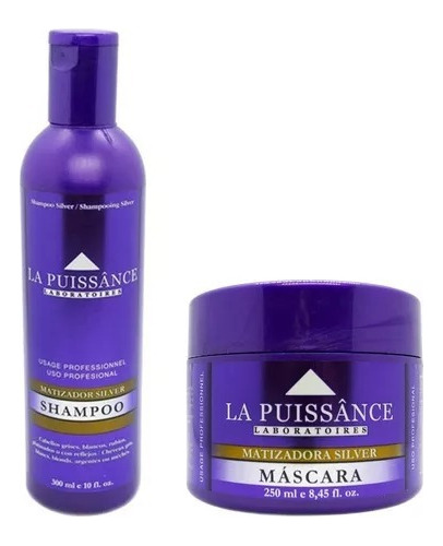 Shampoo+mascara Silver La Puissance Matizador Violeta 