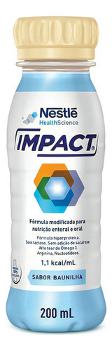 Impact (200ml) - Nestlé - Sabor Baunilha