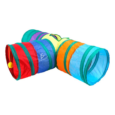 Tunel Triple Juguete Plegable Entrenamiento Interactivo Gato Color Colores Ele-Gate | MercadoLibre