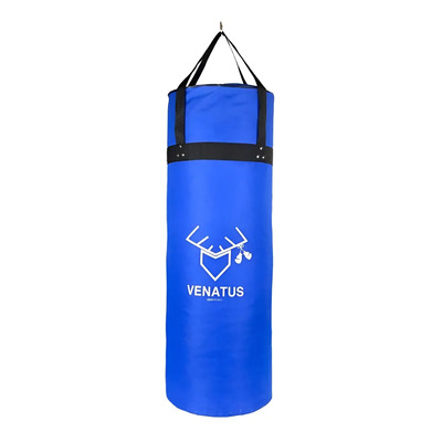 Costal de Box 90 cm Venatus Reforzado Vacío para Entrenamiento Profesional Color Azul | Meses sin interés