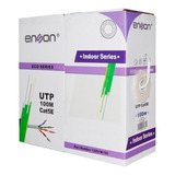 Bobina Cable Utp Cat5e Enson 100 Mts. Cca Blanco