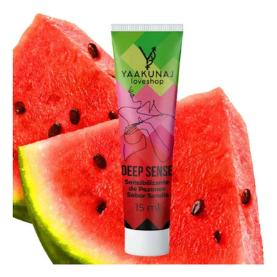 Gel Sensibilizante Intimo Yaakunaj Deep Sense Sabor Sandía 15ml Zonas Pezones | MercadoLibre