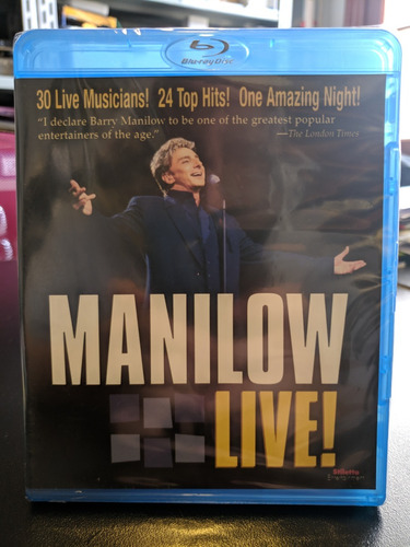 Blu-ray Barry Manilow ¿ Manilow Live! - Original & Lacrado