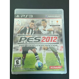 Jogo Pro Evolution Soccer Pes 2012 Game Futebol Ps3 Físico 