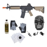 Colt M4 Full Metal Gear Airsoft Cqbr Aeg 6mm Xchws P