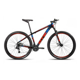 Mountain Bike Gts Pro M5 Urban Aro 29 17 Câmbios Shimano Cor Preto/vermelho/azul