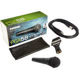 Microfono Shure Pga58-xlr Con Cable Para Voces Profesional