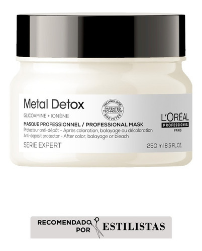 Máscara Cabello Dañado Metal Detox 250ml Loréal Professionnel