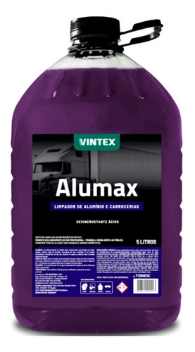 Alumax 5l Limpa Alumínio Baú Caminhão Aro Vonixx