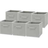 6 Pack Simplehouseware Cubo Plegable Gris Compartimient...