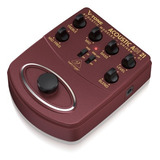 Adi21 Pedal Simulador E Direct Box P/ Violões Behringer