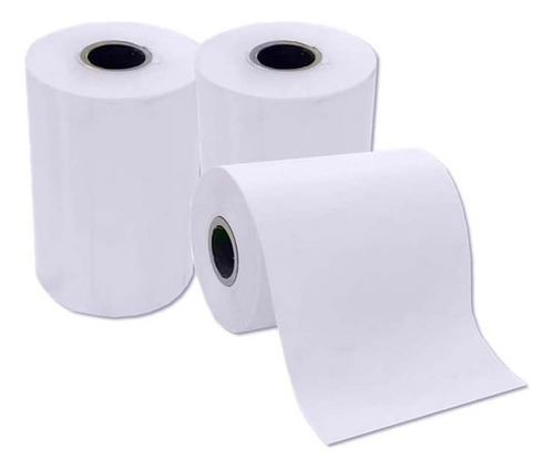 3 Rollos Papel Adhesivo Impresora Térmica 57x30mm Etiquetas