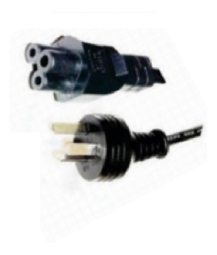 Cable Interlock Ficha Trébol 3 X 0,75 Mm - 1,50 Mts