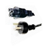 Cable Interlock Ficha Trébol 3 X 0,75 Mm - 1,50 Mts X 10 U