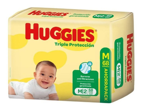 Pañales Huggies Triple Protección  M