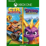 Crash Team Racing: Nitro-fueled  + Spyro Xbox (codigo)