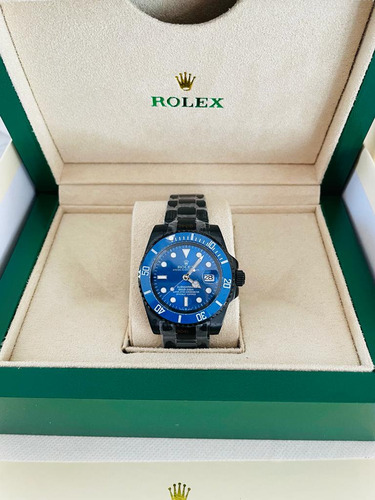 Chulada De Reloj Rolex Fondo Azul + Full Set + Envío Gratis 