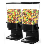 Mivvosakuki Dispensador De Cereales Doble Para Encimera, Rec