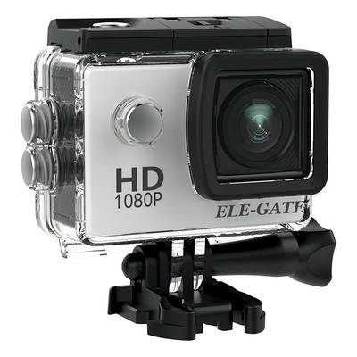 Sports Camara Deportiva Tipo Gopro Sumergible 1080p Elegate Color Negro | Meses sin interés