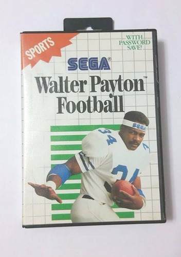 Walter Payton Fotball Para Sega Master System I