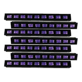 Barra Uv Led 9 X 5w Ultravioleta Luz Negra Disco 7 Piezas