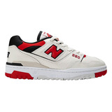 Tenis New Balance 550-blanco/rojo