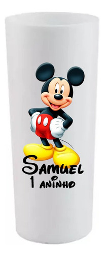 Copo Long Drink Personalizado - Mickey - 20 Unidades