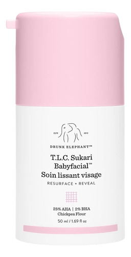  Exfoliante Tlc Baby Facial 50ml Aha Y Bha, Drunk Elephant