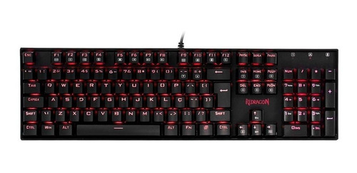 Teclado Gamer Redragon Mitra K551 Qwerty Outemu Blue