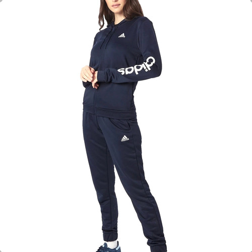 Conjunto De Moletom adidas Feminino Com Capuz Moda Inverno